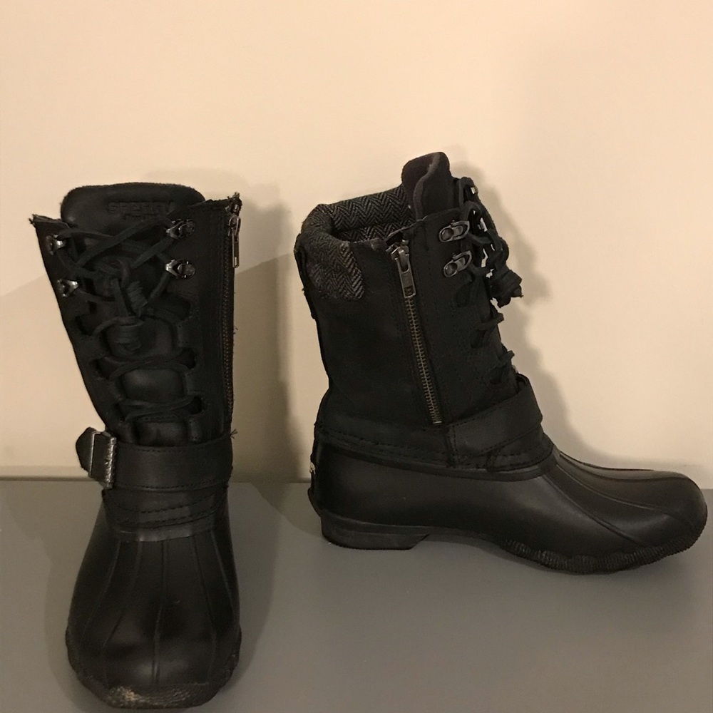 Sperry Saltwater Misty boots, excellent condition